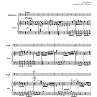 Presto - from "Concerto in Bb, K. 207" - Piano Score