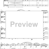 String Trio No. 3 in D Major  Op. 9, No. 2 - Score