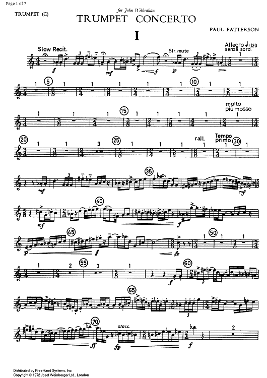 Trumpet Concerto - Trumpet in C