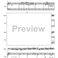 Presto - from "Concerto in Bb, K. 207" - Piano Score