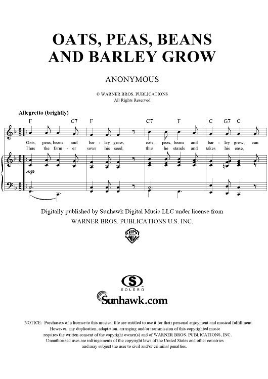 Oats, Peas, Beans and Barley Grow