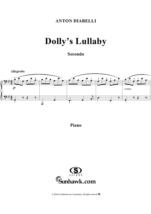 Dolly's Lullaby - Secondo