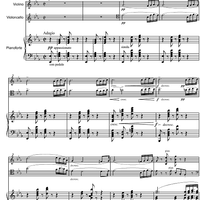 Piano Trio Eb Major D897 - Score