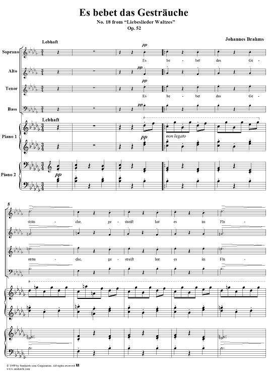 18. Es Bebet Das Gesträuche