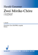 Zwei Mörike-Chöre - Choral Score