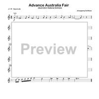 Waltzing Matilda & Advance Australia Fair - Alto Sax 2
