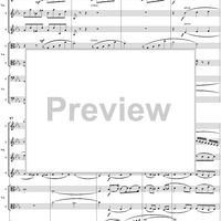 String Octet, Op. 20, Movement 1 - Score