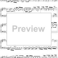 Capriccio for Clavier in E Major  (BWV 993)