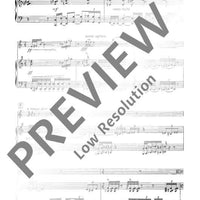Rapsodie - Vocal/piano Score
