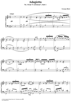 Adagietto, No. 3 from "L'arlésienne", Suite 1