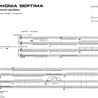 Simphonia septima sopra un discanto aquilese - Score