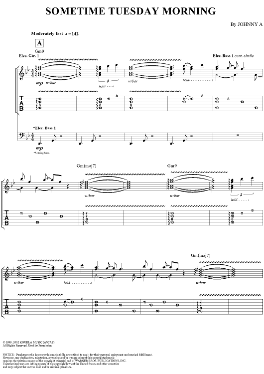 Sometime Tuesday Morning