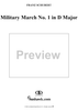 Military March No. 1 in D Major, Op. 51