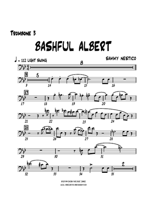 Bashful Albert - Trombone 3