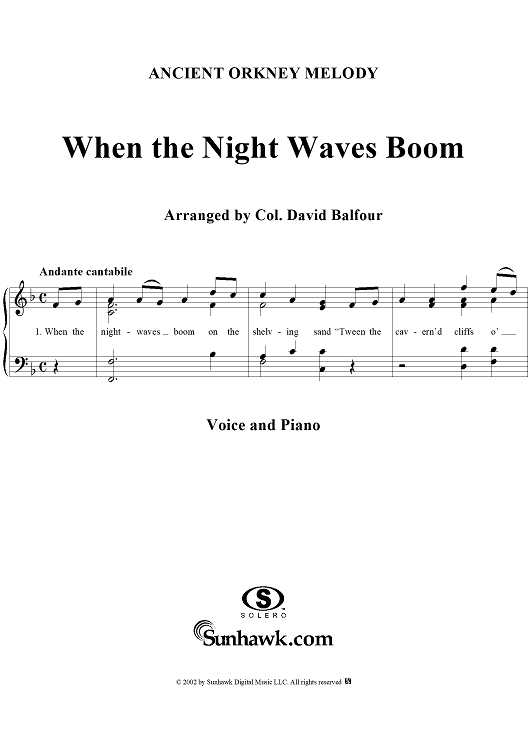 When the Night Waves Boom
