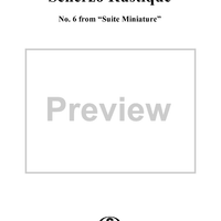 Suite Miniature: No. 6, Scherzo Rustique