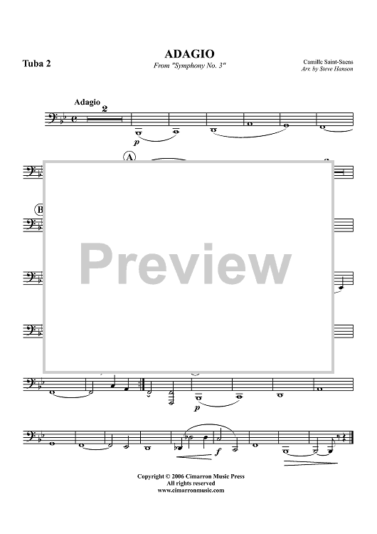 Adagio (from "Symphony No. 3") - Tuba 2