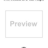 Trio Sonata in B-Flat Major, Wq161/1 - Violin