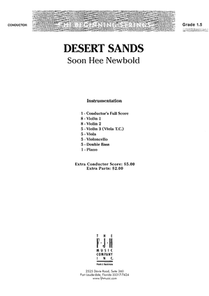 Desert Sands - Score Cover