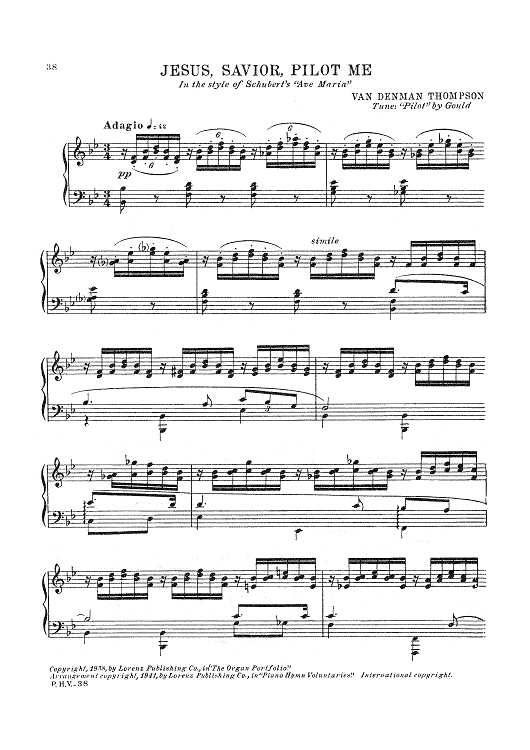 Jesus, Savior, Pilot Me