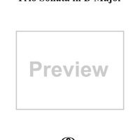 Trio Sonata in D Major, op. 2, no. 1