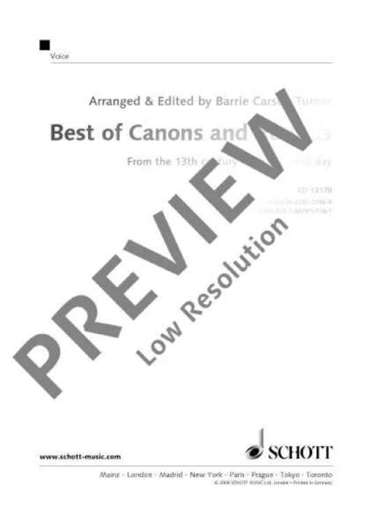 Best of Canons and Rounds