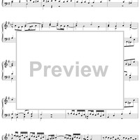 Fugue for Clavier in E Minor  (BWV 945)