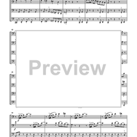 Five Pieces for Cello Quartet - Score