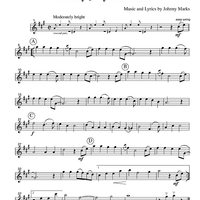 Music for Four, Collection No. 1 - Popular Christmas Favorites - Part 1 Clarinet in Bb