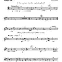 Were You There? - Variations on an American Spiritual - Trumpet 2 in Bb/Horn in F
