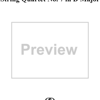 String Quartet No. 7 in D Major, D94 - Viola