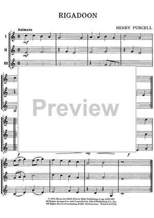 Rigadoon - Bb Tenor Saxophone, Baritone T.C.