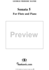 Sonata 5 for flute and piano, (flute)