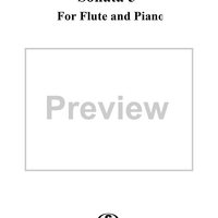 Sonata 5 for flute and piano, (flute)