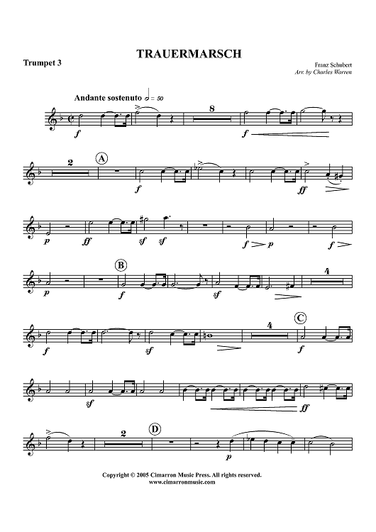 Trauermarsch - Trumpet 3