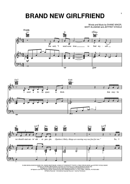 Brand New Girlfriend