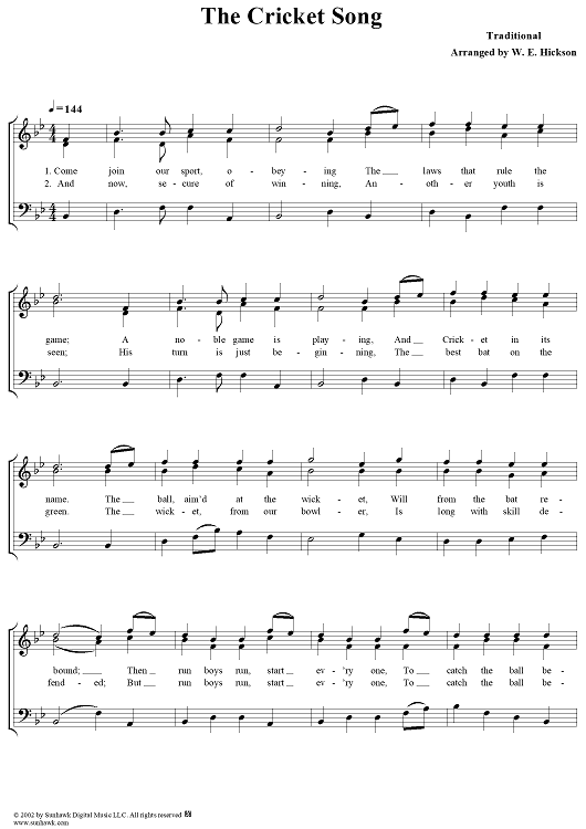 Cricket Song, The