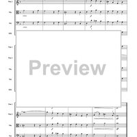 Overture and Bourrée from Il Pastor Fido - Score