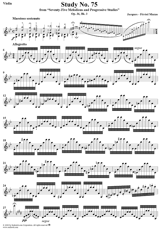 Study No. 75 in G minor