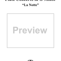 Flute Concerto in G Minor ("La Notte")  - Op. 10, No. 2 - RV 439 - Violin 2