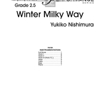 Winter Milky Way - Score
