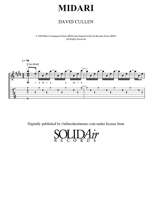 Midari (With Embedded Audio)