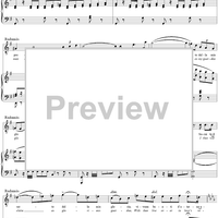 Duet, Scene - Finale III from "Aida", Act 3 - Score