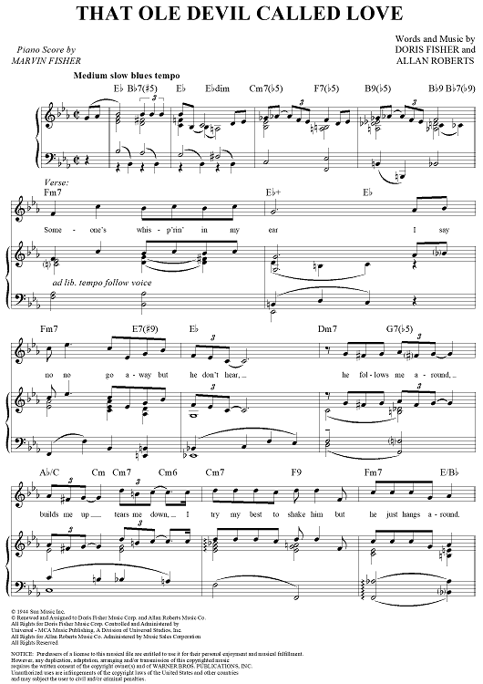 That Ole Devil Called Love