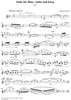 Suite for flute, violin and harp, op. 6, - Violin