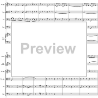 Brandenburg Concerto No. 5: Allegro - Score