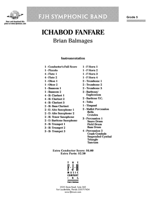 Ichabod Fanfare - Score Cover