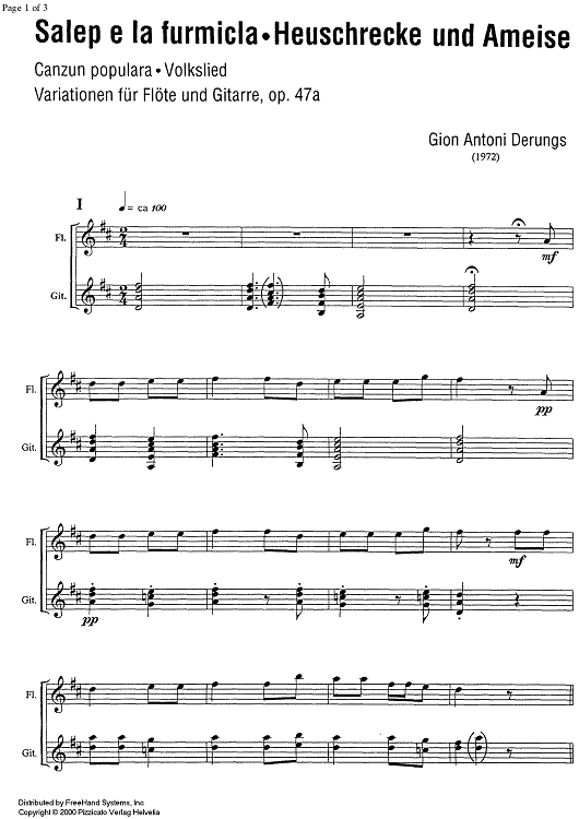 Salep e la furmicla Op.47a