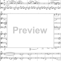 String Quartet No. 2 in D Major, Movement 1 - Score