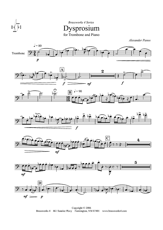 Dysprosium - Trombone